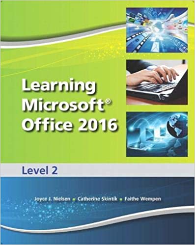 Learning Microsoft Office 2016 Level 2 -- CTE/School - Orginal Pdf